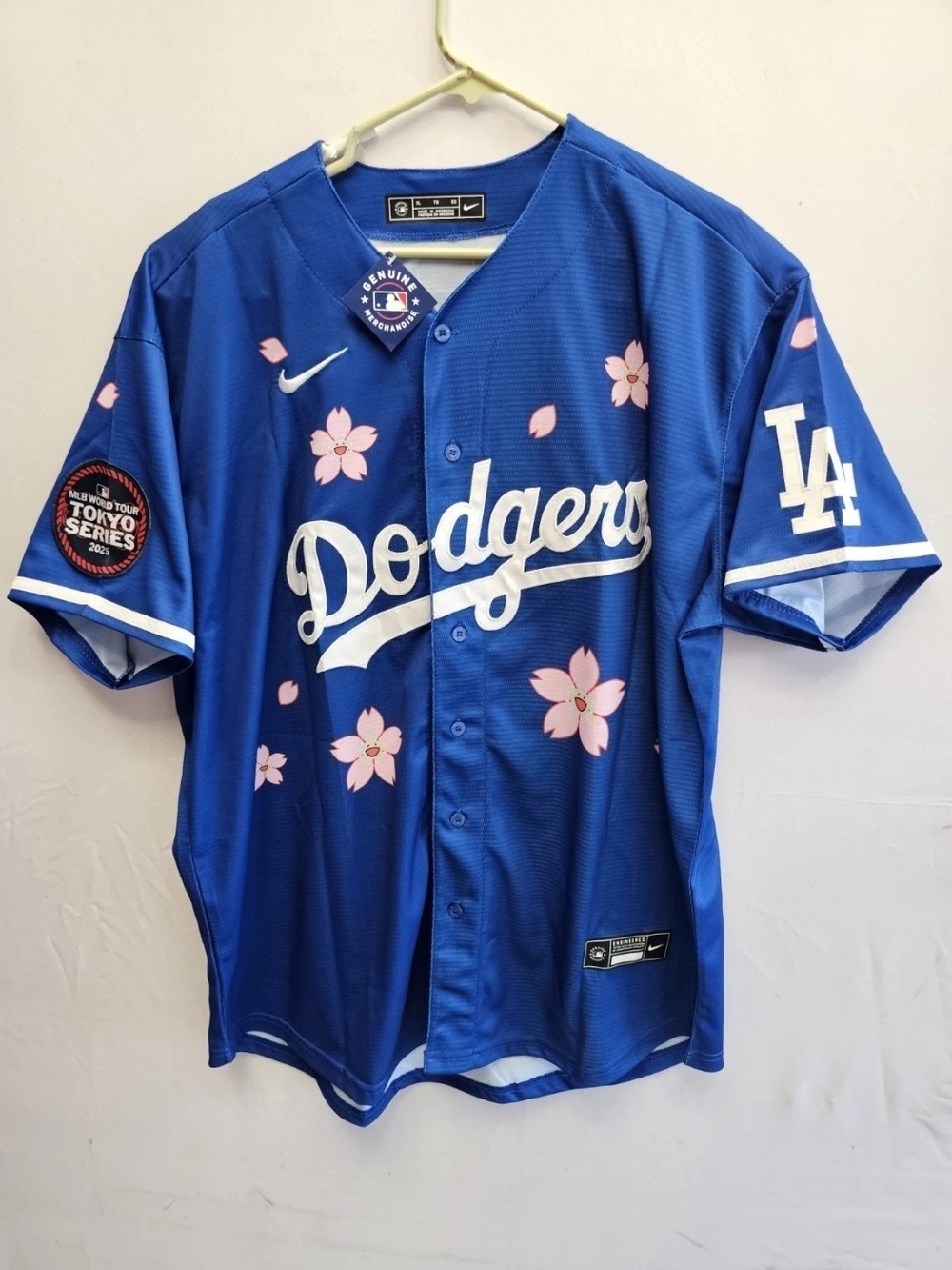 Takashi Murakami MLB World Tour Tokyo Series  Dodgers AWAY Jersey SZ XL New NWT